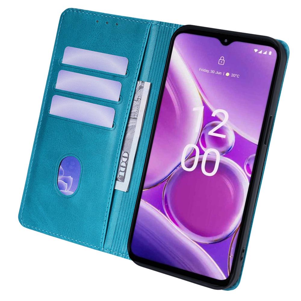 Кожаный чехол-книжка Nokia G60 5G с держателем для карт