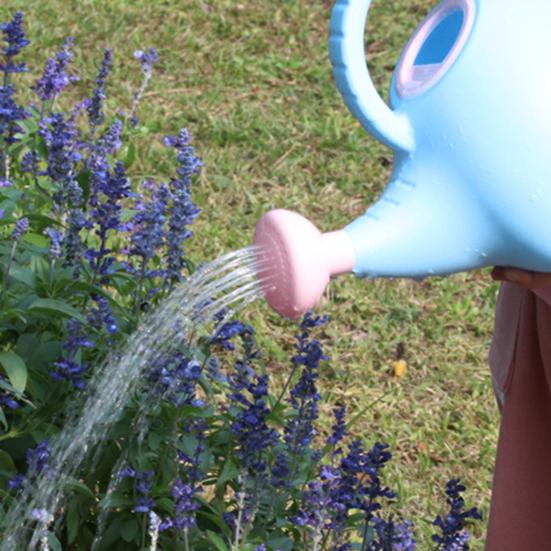 1.5L Watering Can Cartoon Elephant Watering Can Kids Watering Bottle with Removable Shower Head for Bonsai Trees Home Office Desktop Plants
