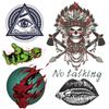 Diy Cool Thermal Stickers On Clothes Punk Patches Iron On Transfers For Clothing Skull Hand Thermo Patch For Clothes Applqiues