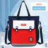 Сумка-тоут для учеников начальной школы в британском стиле, модная контрастная цветная сумка для репетиторства, высококачественная водонепроницаемая износостойкая сумка из оксфорда, сумка для творчества