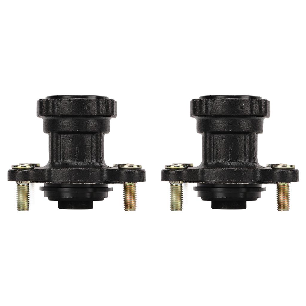 4 Stud Front Disc Brake Wheel Rim Hub Assembly Steel Alloy for 110cc 125cc 150cc 200cc Go Kart ATV 4 Wheel