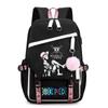 Anime One Piece Printed College Backpack for Boy Girl Back To School Large Capacity Knapsack Daily Bookbag for Men Women Travel Bag Mochila Rucksack