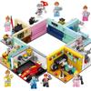 8 In 1 Dreams House Racer Car Doctor Painter Musician Scientist Pastry Chef Cameraman Astronaut Building Blocks Kit Brick Model Toy