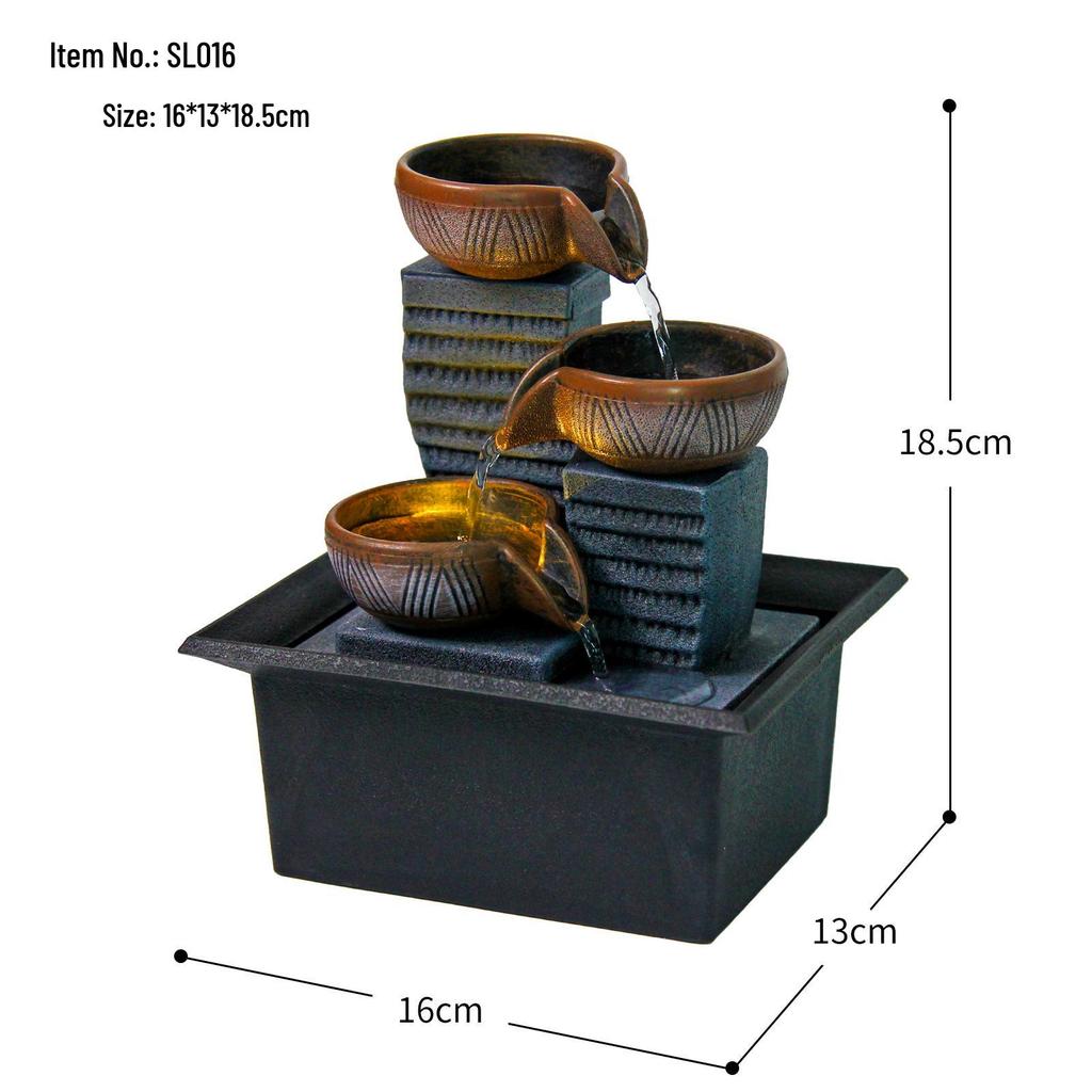Настольный фонтан Фэн-шуй для декора домашнего офиса