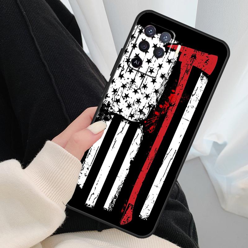 Firefighter Heroes Fireman Phone Case For OPPO A5 A9 2020 A31 A53 A53S A1K A15 A16 A52 A72 A83 A91 A93 A54 A74 A94