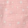 Couverture gaze de coton bebe 75 x 75 cm rose