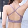 Women's Spring One-piece Fixed Cup Shockproof Gathering Big U Back Yoga Sports Underwear