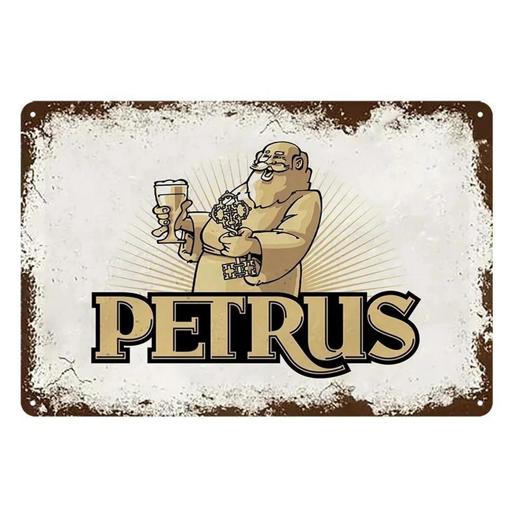 Vintage Rum Chouffe Metal Signs Plaque Plate Retro Wall Art Posters for Man Cave Bar Pub Clubs Cafe Iron Painting Decoration