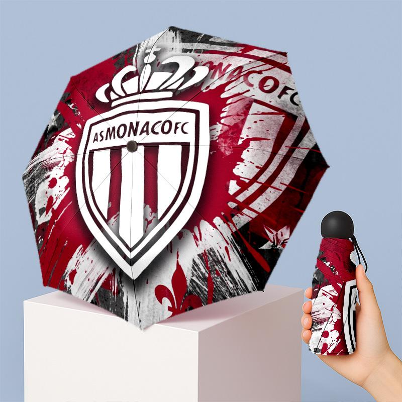 Мини 5-складной карманный зонт AS Monaco Компактный легкий Защита от УФ-лучей дождя и солнца Портативный дорожный зонт