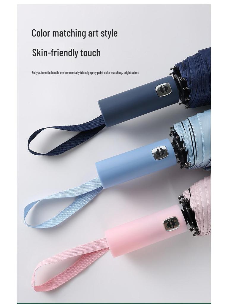 Усиленный ветрозащитный солнцезащитный зонт с черным клеем для студентов, мужчин и женщин