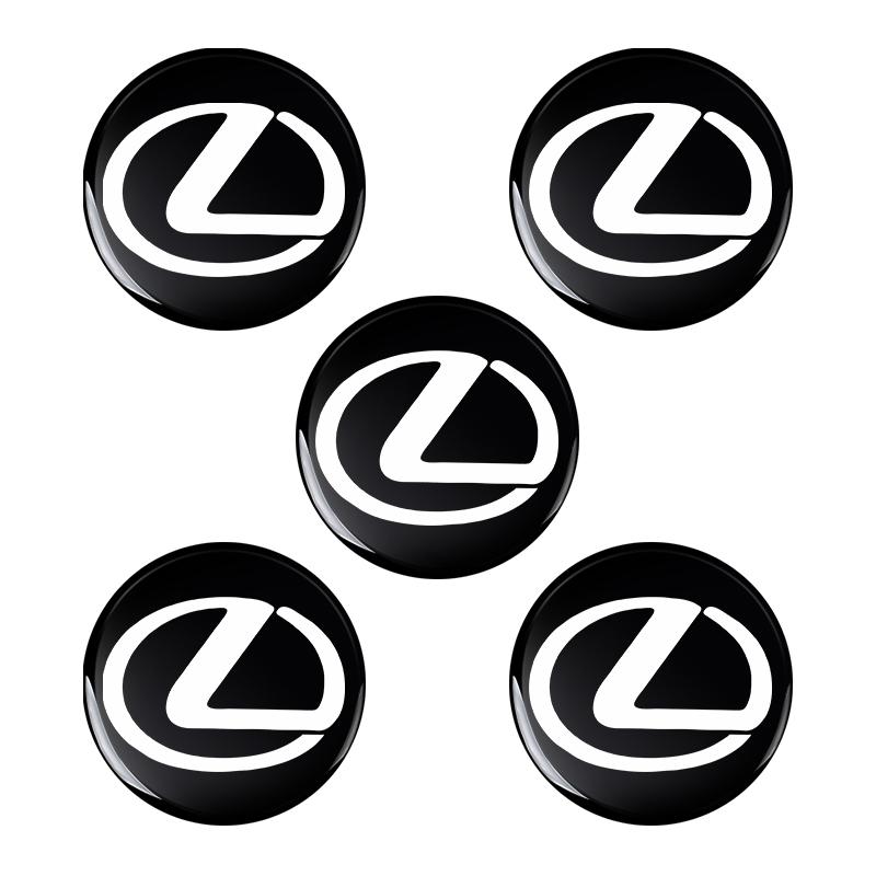5/10/20Pcs Car 3D Aluminium Emblem Key Shell Remote Fob Stickers For Lexus IS IS250 IS250C IS300 IS300C IS350 IS350C F SPORT RX