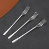 5 шт. Вилки для закусок и десертов из нержавеющей стали, вилки для салата, фруктов и дегустации, многофункциональные