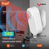Tuya Zigbee 2,4 ГГц Миллиметровый волновой датчик присутствия и движения человека (Батарея заряжена)