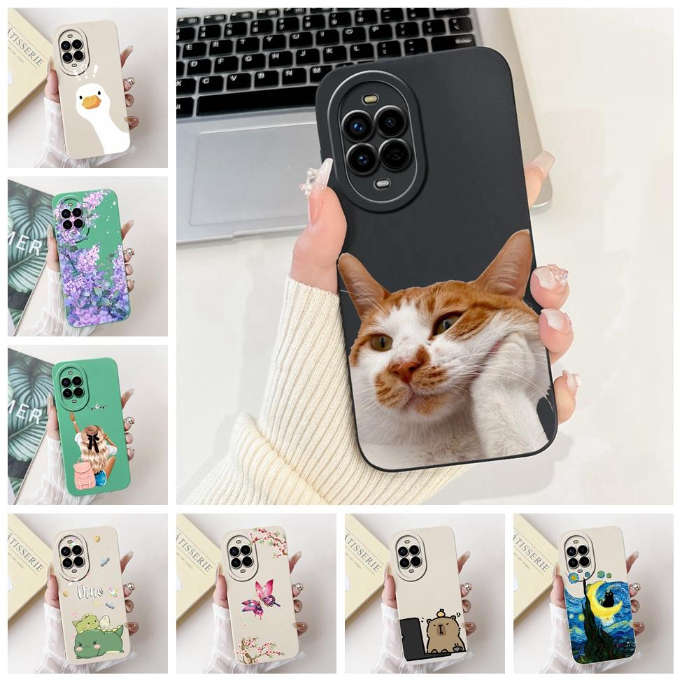 Чехол для Huawei Nova 13 Pro MIS-AL00 Силиконовый Милый Мультяшный Кот Роскошный Модный Ударопрочный Бампер Для Huawei Nova 13Pro Задняя Крышка