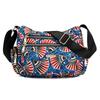 Casual Canvas Shoulder Bag, Printed Fabric Bag, Crossbody Bag, Fashionable Waterproof Nylon Bag, Travel Women's Bag