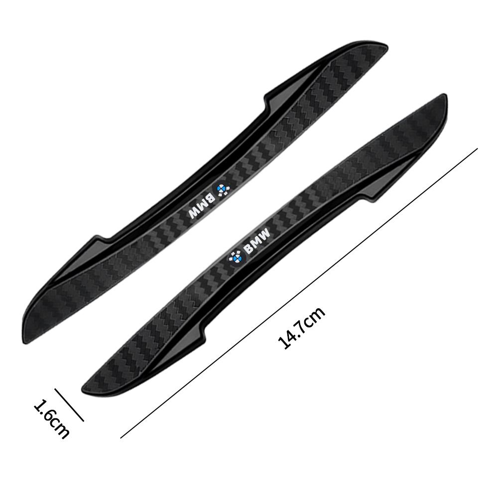 4Pcs Car Door Edge Anti Collision Protector Strips Stickers For BMW M E90 E91 E92 F07 F10 F15 F16 F20 E36 X5 F30 G30 E60 E61 E62 NM9
