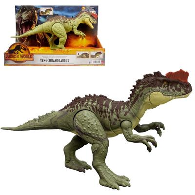 Mattel Jurassic World New Ruler Большой Янчуанозавр возрастом 10 лет и HDX49 (МИР ЮРСКОГО ПЕРИОДА) Действие! [Общая длина приблизительно. 36см] [Игрушка динозавр] [4 вверх]