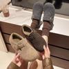 Сезонная новинка ретро Мори Birkenstock хлопковые туфли женские ленивые удобные пряжка ремешок женские хлопковые туфли