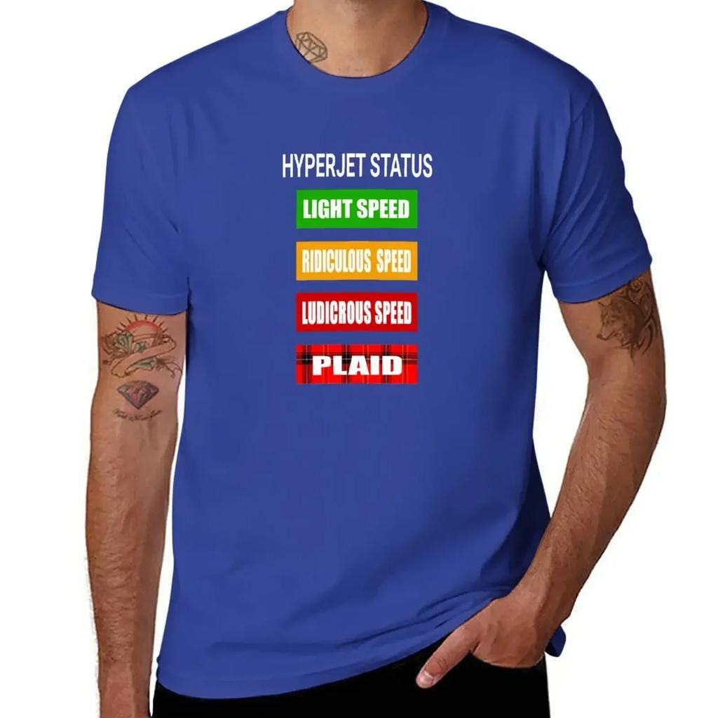 Spaceballs Hyperjet Status Tshirt Tops Plus Sizes Boys Whites Tshirt Unisex