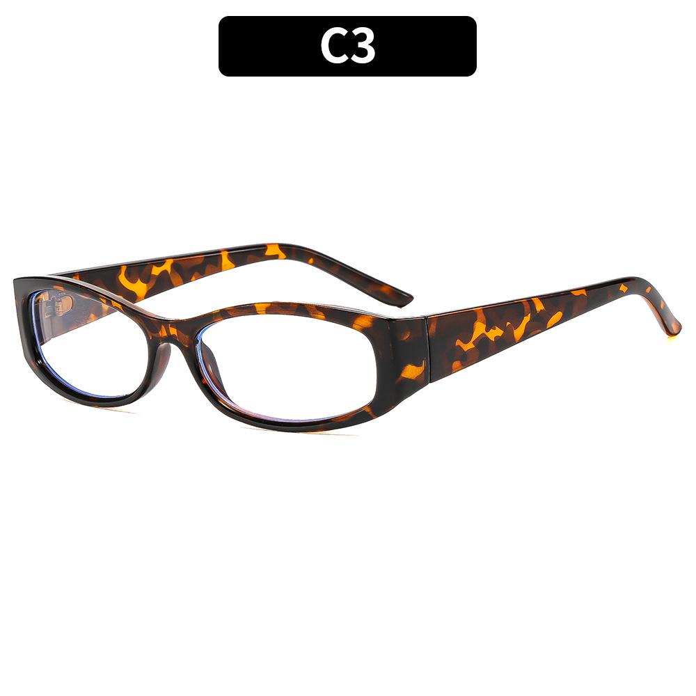Fashion Korean Version Of The New Small Frame Square Flat Mirror Anti-Blue Light Literary Plain Glasses Frame Women Can Match Myopia Glasses
