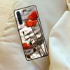 Red Corn Poppy Flower For OPPO A17 A57 A77 A5 A9 A53S A52 A72 A96 A76 A16 A54 A74 A94 A38 A58 A78 A15 A79 Case