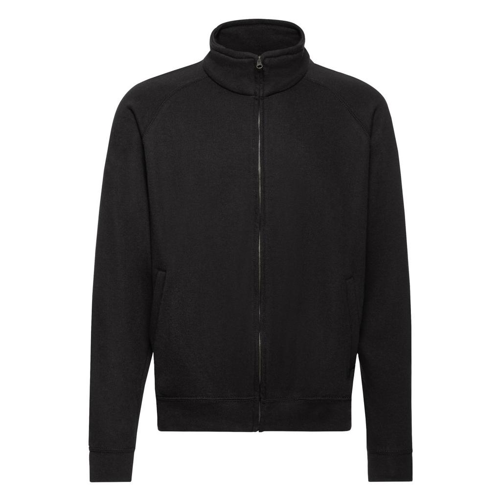 Fruit of the Loom Mens Classic Plain Sweat Jacket