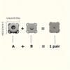 5 pairs Magnetic Sewing Button for Handbag Cloth DIY Bag Pushing Close Buckle Travel A