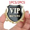 1 шт/2 шт трехмерные металлические наклейки для стайлинга автомобилей модные металлические наклейки VIP маркировка автомобиля наклейка