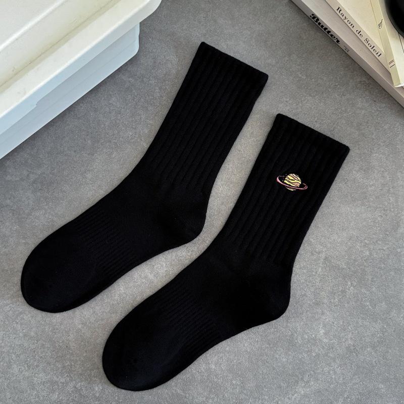 Cityboy Space Planet Mid-Calf Socks for Men & Women - Trendy West Coast Skateboarding Street Style