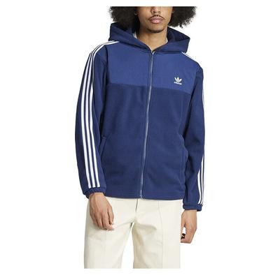 Adidas Originals Adicolor 3 Stripes Teddy Fleece full zip свитшот