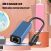 Сетевой адаптер Type-c к RJ45, проводной USB-C Ethernet-конвертер для мобильного компьютера, ноутбука Macbook