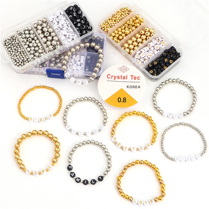 1 компл./кор. коробка CCB бусины DIY браслет ожерелье серьги аксессуары для изготовления ювелирных изделий