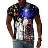 Christmas Atmosphere Original Pattern 3D Printed T-Shirt Christmas Eve New Year Clothing Comfortable Versatile High Quality Top