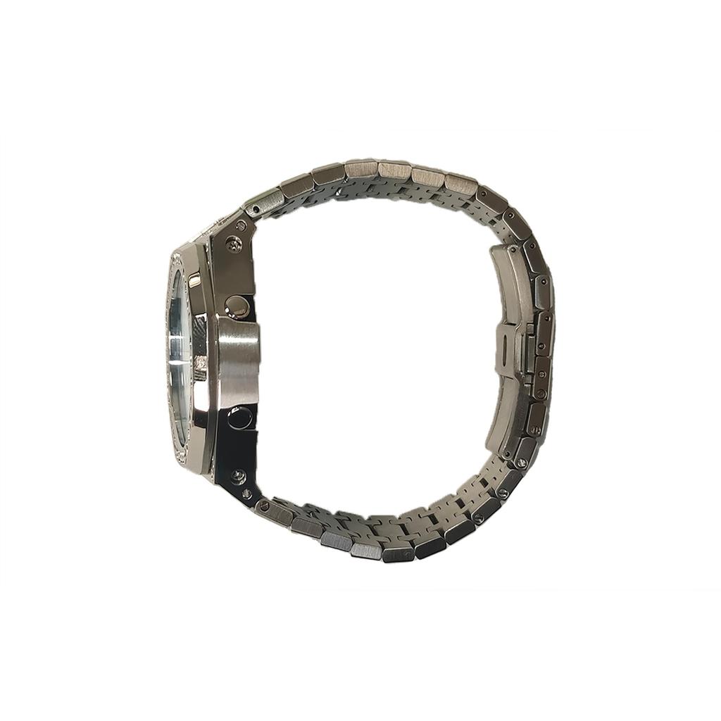 Casio Мужские часы Casio G-Shock GA-2100-2A2 Серия с аналоговым и цифровым дисплеем Синие(Watch3--)