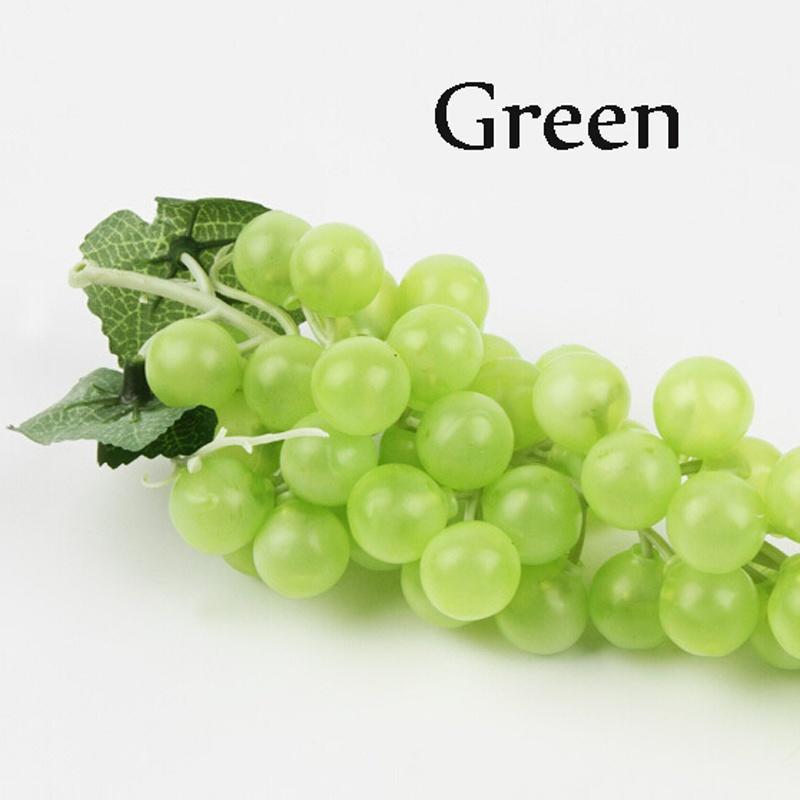 Искусственный виноград Еда Букет DIY Новый DIY Домашний сад Поддельные украшения дома Пластиковые свадебные украшения Аксессуары