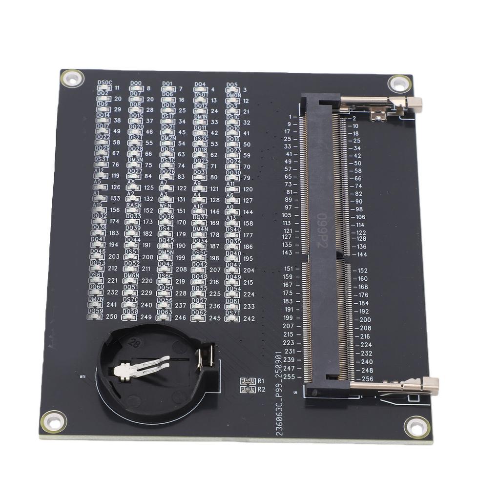 Тестовая карта памяти DDR4 для ноутбука со светодиодными индикаторами для быстрой диагностики. Портативный инструмент-тестер DDR4 RAM для ИТ-специалистов