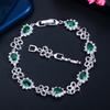 Accessories Emerald Bracelet Gold Plated Aaa Zircon Jewelry