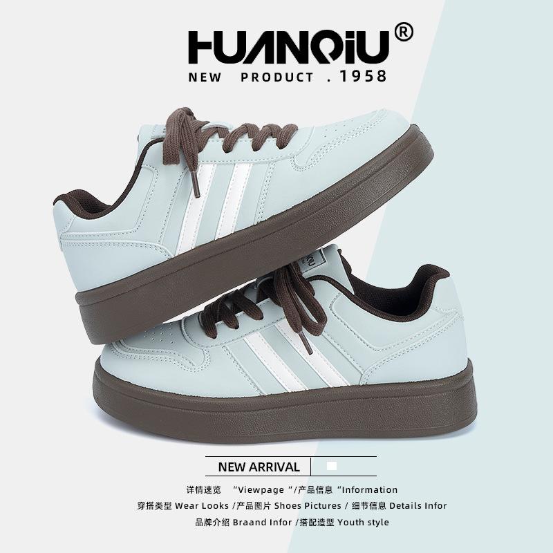 Глобальная толстая подошва обувь женская ZHQ68119 новая весенняя универсальная повседневная студенческая женская обувь нишевая обувь женская