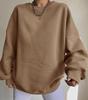 Casual Fashion Letter Print Thick Pullover Sweatshirt For Women Winter 2022