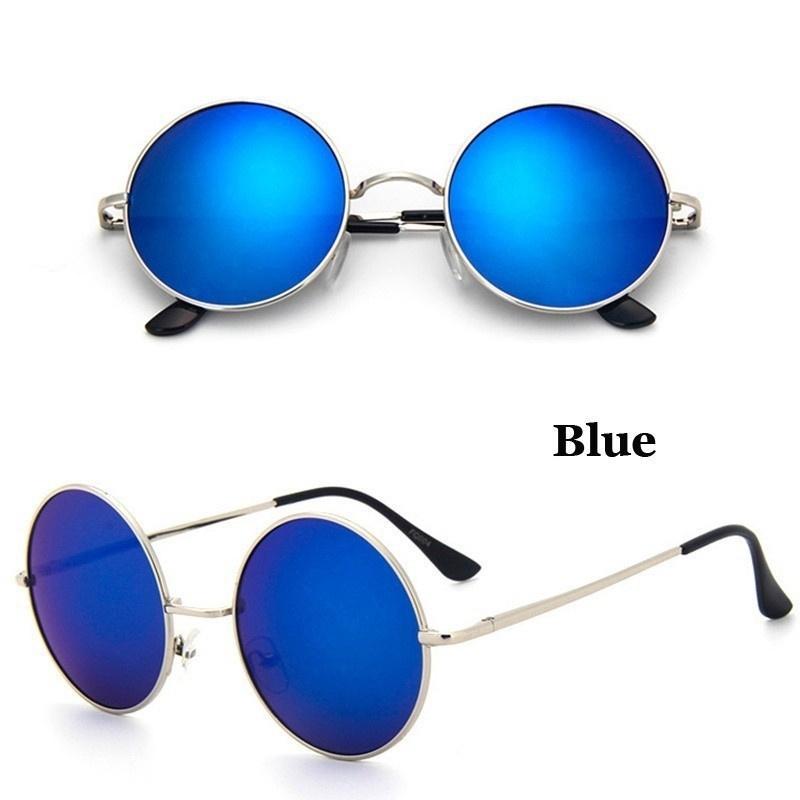 Новые брендовые дизайнерские классические поляризационные круглые солнцезащитные очки для мужчин, маленькие винтажные очки в стиле ретро