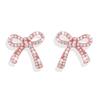 S925 Exquisite Full Diamond Cross Earrings - Simple, Luxurious Silver Needle for Women