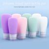 4Pcs/Set Portable Silicone Travel Bottle Liquid Container Empty Refillable Packing Lotion Points Shampoo Container Cream Trip
