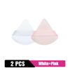 2/4/6/12/20Pcs Triangle Powder Puff Mini Face Makeup Sponge Cosmetics Soft Cotton Face Powder Puff Washable Velvet Makeup Tools
