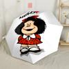 Автоматический зонт Mafalda Adventure с 8 спицами, легкий, для улицы и повседневного использования, с ярким рисунком, роскошный подарок на день рождения, Рождество, свадьбу