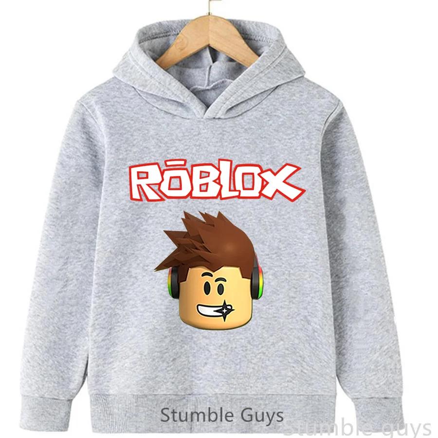 Soft Children Hoodie, Block Game Character Grid Cartoon Print Pullover Sweatshirt, Autumn Winter Casual Sport Long Sleeve Top For Kids Daily Wear