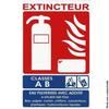 Panneau Signalétique Extincteur AB