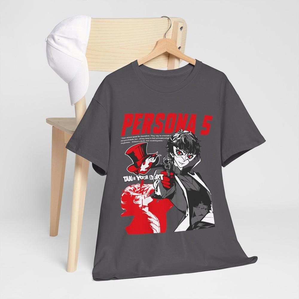 Persona 5 Tshirtgoro Akechi Shin Megami Tensei Anime Unisexga Gift Kids Clothes