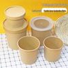 Disposable Kraft Paper Food Containers with Lids
