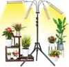 Grow Lights Timer For Indoor Plants,Full Spectrum With 60" Extendable Tripod Stand,420 LEDs 1/4-Heads Floor Plant Grow Lights