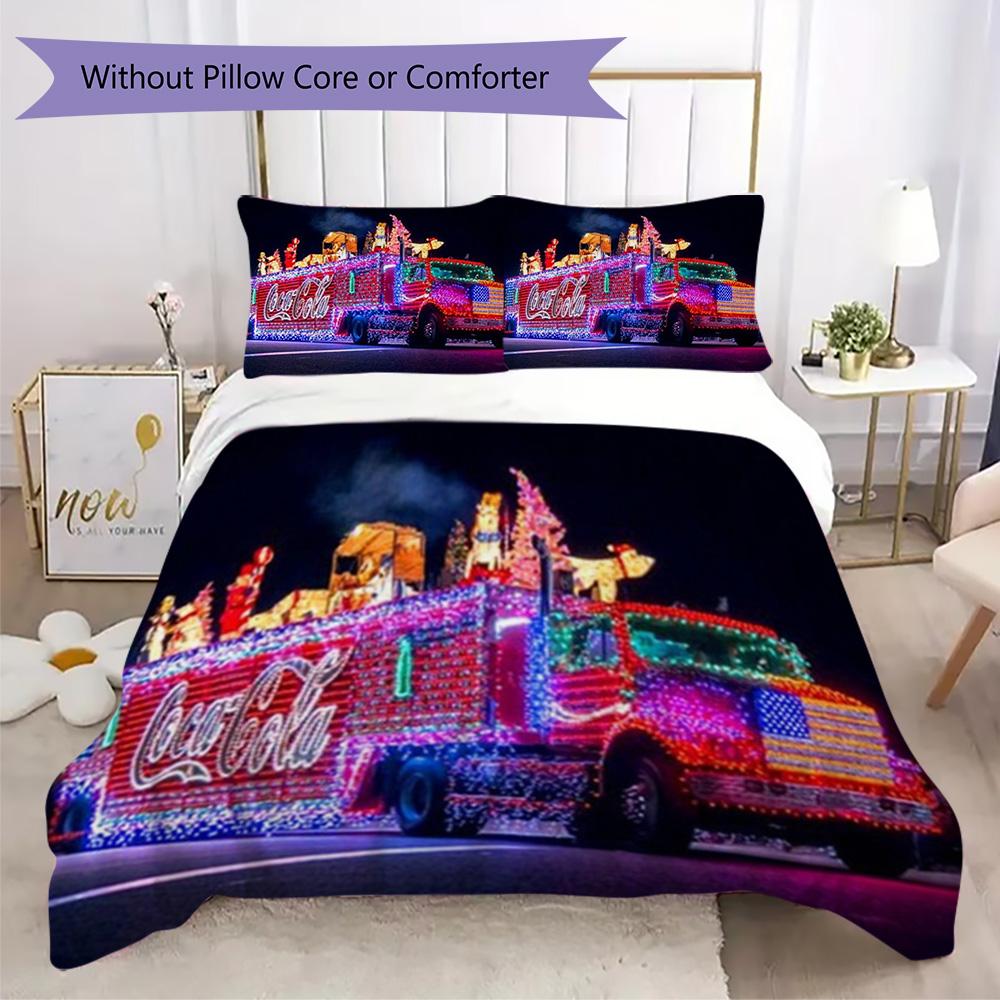 Christmas gift Halloween themed cola beverage Coca Cola provides comfortable bedding covers and pillowcases for home use (without core) K16